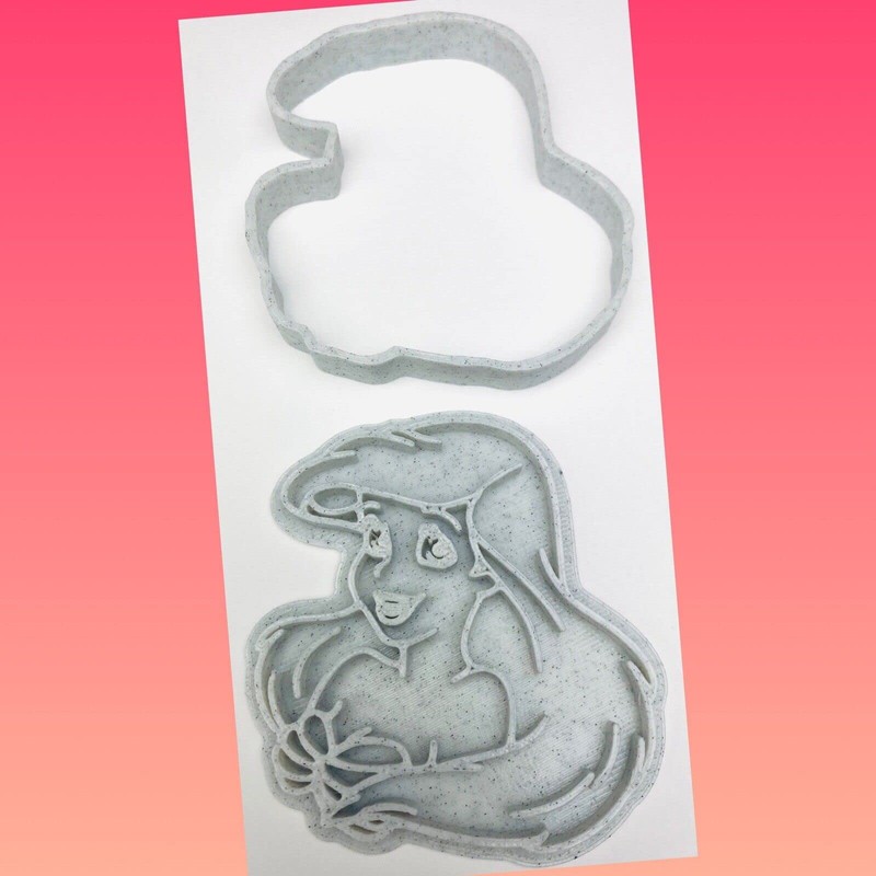 Custom Set of 3 Little Mermaid Cookie Cutters