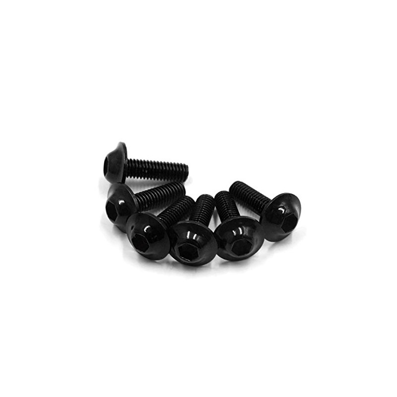 uxcell 6PCS M6 X 20mm Hexagon License Plates Fairing Bolts