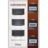 Prima Decorative - Cast Aluminum Floor Register 4" X 10"