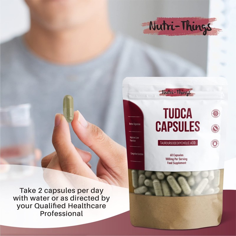 Tudca Capsules 500mg Tudca & Vegan HPMC Capsule