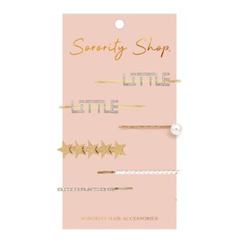 Sorority Shop LITTLE - Sorority Hair Clips - 6/pack