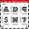 260 PCS Bulletin Board Letters for Classroom 4” Letters Combo