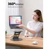 Nulaxy Telescopic 360 Rotating Laptop Stand for Desk Adjustable Height