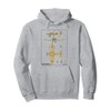 Messerschmitt Bf 108 Taifun WW2 German Plane Diagram Pullover Hoodie