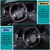 Hudiriy Steering Wheel Cover Molding Cover Interior Accessories Compatible with