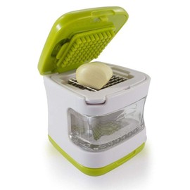 SagaSave 1Pcs Stainless Steel Ginger Garlic Press and Cutter Mincer Chopper Crusher Slicer Peeler Grater Dicer Tool