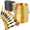 Gold Magnetic Measuring Cups & Spoons Set of 16, 7
