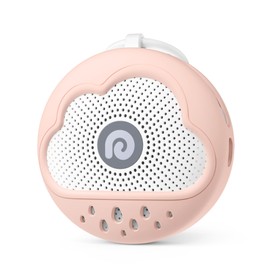 Dreamegg White Noise Machine - Portable Sound Machine Baby with Safe Silicone Cover, Features Powerful Battery, 21 Soothing Sound, Noise Canceling for Sleeping, Baby Registry Gift, Nursery(Pink)