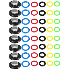 Tatuo 48 Pieces O-Ring Power Pressure Washer Kit 6 Sizes Sealing Stainless Steel...