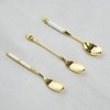 Nagao Brass Coffee Spoon Gold 5" Silphy Made in Japan