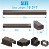 Air Jade Line Set Cover for Mini Split, 4" 16.5