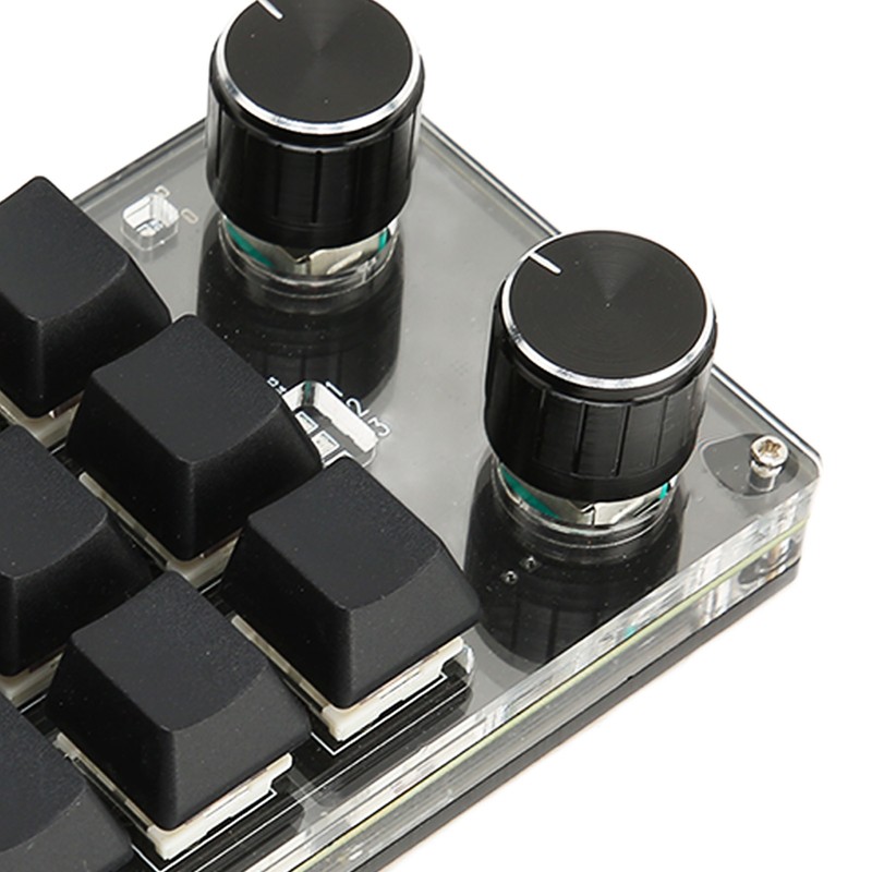 12 Key Mechanical Keyboard Support Wired USB Wireless Bluetooth DIY