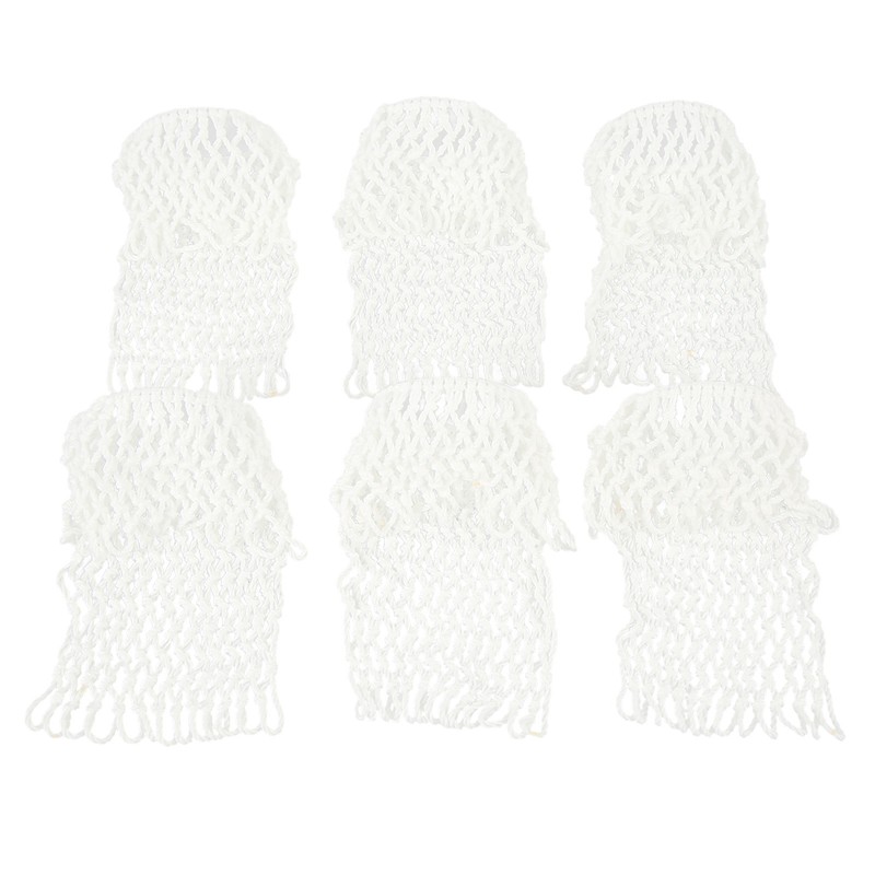 6PCS Billiards Table Net Pocket White Durable Cotton Billiard Pockets