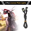 REPAIROCK 2 Pcs License Plate Light 12V LED Tag Lamp