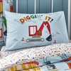 Catherine Lansfield Kids Digger Dreams Reversible Junior Duvet Cover Set