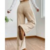 codcm Women's Fuzzy Lounge Pants Comfy Warm Fleece Pajama Long