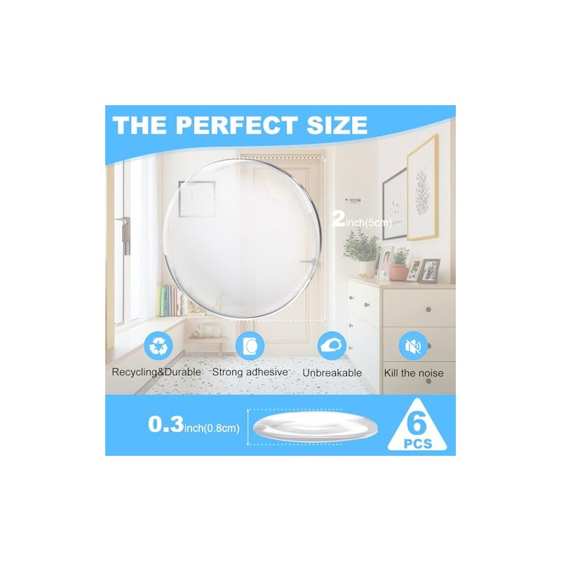 JZWBLILY Topes de puerta para pared, protector de pared para