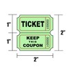 SEETOOOGAMES Raffle Tickets Double Roll - Full Set of 4