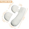 Anfrandce Pregnancy Pillows for Sleeping, Maternity Pillow for Pregnant Women,