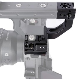 Niceyrig FX3/FX30 XLR Handle Extension Bracket 1/4''-20 Screw Hole and 3/8''-16 ARRI Standard Positioning Screw Hole-601