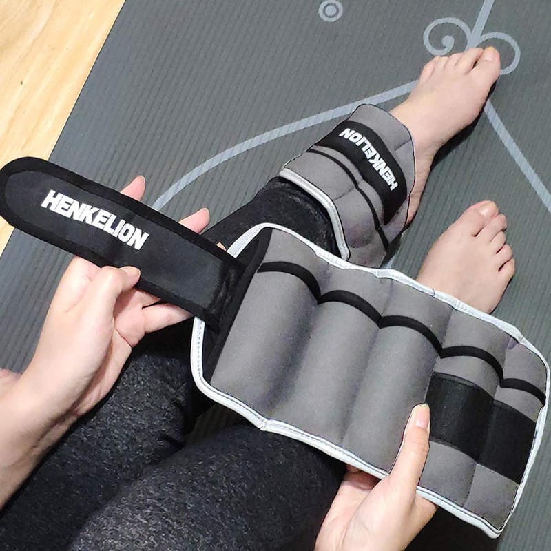 Henkelion 1 Pair 6 Lbs Adjustable Ankle Weights For Women