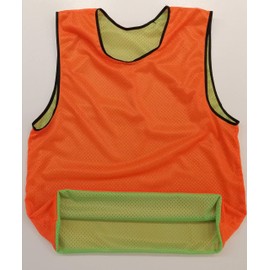 SPORTSBIBS 6 x Football Bibs for Children and Adults - Set of 6 - Reversible Bibs 2 Colours, Training Bibs, Marking Shirt Double-Sided for Men and Women Juniors Seniors
