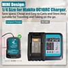 TEPULAS Rapid 2A Mini DC18RC Battery Charger for Makita 18V