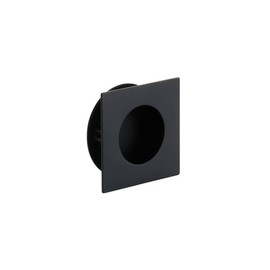 Schaub 211009-MB Urbano Collection 3 in. (76mm) Overall Square Recessed Pull, Matte Black