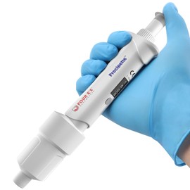 PRECIPETTE Pipette 1-10ml Micropipette Lab Single Channel Pipette High Precision Micro Pipettes Adjustable Volume Pipette with Autoclavable Lower Portion