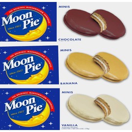 Mini Moon Pies – 72 Count (12 Boxes, 6 Each) – All 6 Flavors – Individually Wrapped – Bulk Snacks for Office, Staff, Clients, Meetings, Training, Events – Wholesale Snack Pie's