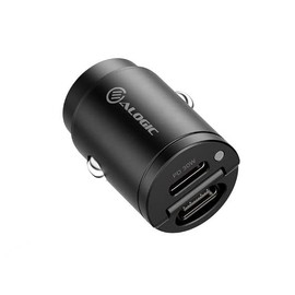 Alogic 30W Rapid Power Mini Car Charger 2xUSB-C