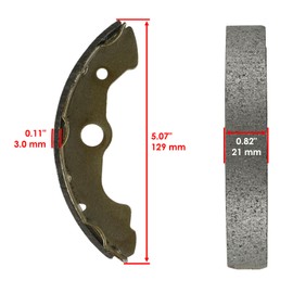Replacement Powersports Parts – High-Performance Components for Brake Shoes for Honda TRX650 TRX 650 Fa Fourtrax Rincon Front Shoes 2003-2005 Mod-C83C-11763