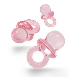 100 Pink Mini Decorative Chnu Roller – 2 cm – Dummy for a baby shower or Pendant Baby Dummy Acrylic Pack of 10