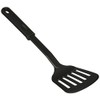 Winco Nylon Slotted Spatula, Black Medium, 12-3/4"
