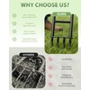 Roetelo Manual Lawn Aerator Tool, Heavy Duty Core Aerator with