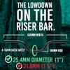 BW 100mm Riser Handlebar - Great for Mountain, Road, and