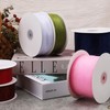 LaRibbons Organza Wired Ribbon, Rose Sheer Ribbon for Flower Bouquet,