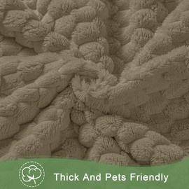 Foxdecor Couch Cover for Dogs, Sofa Protector Furniture Covers for Pets, Couch Covers for 3 Cushion Sofa Cover, Non Slip Sofa Slipcover Pet Covers. (Brown, 28"x70")