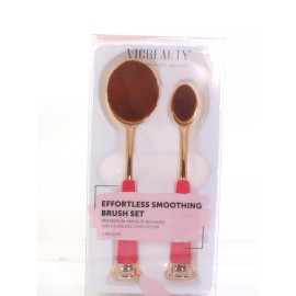 VIC Beauty Premium Makeup 2  Brushes FOR BLENDING POWDER, FOUNDATION,