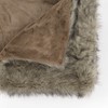 Best Home Fashion Tawny Fox Faux Fur Throw Blanket -