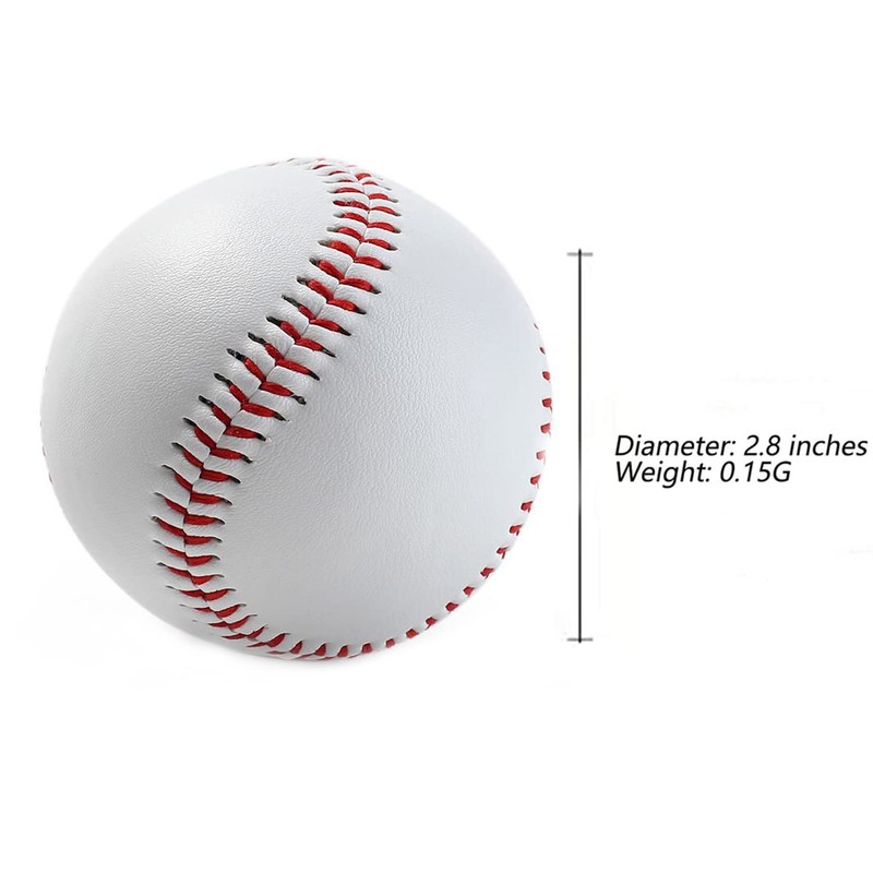 ZIMUYLOP Baseball, unmarked Leather Baseball, for Practice, Game, Signature, handicrafts,