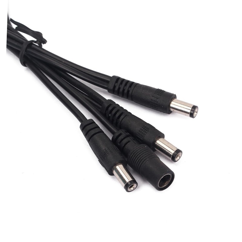 VICASKY Daisy Chain to Guitar Effects Power Supply Cable Black
