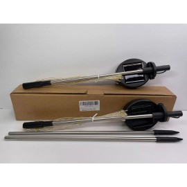 Weukum 2 Pack Solar Fireworks Lamp Outdoor 120 LED Warm White