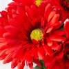 Factory Direct Craft Red Artificial Gerbera Daisy Bush for Spring