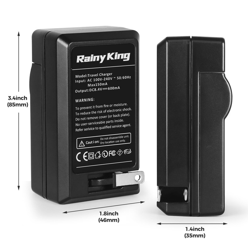 EN-EL14/EN EL14a Battery Charger for Nikon D3100, D3300, D3500, D3200,