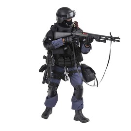 YEIBOBO ! Highly Detail Special Forces 12inch Action Figure SWAT Team (ASSUALTER)
