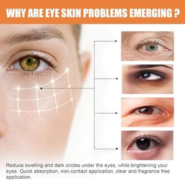 Crema en Barra con Vitamina C para el Contorno de Ojos, Hidratante y Reafirmante, Cuida la Piel, Reduce Arrugas, Bolsas y Ojeras, Stick Facial...     