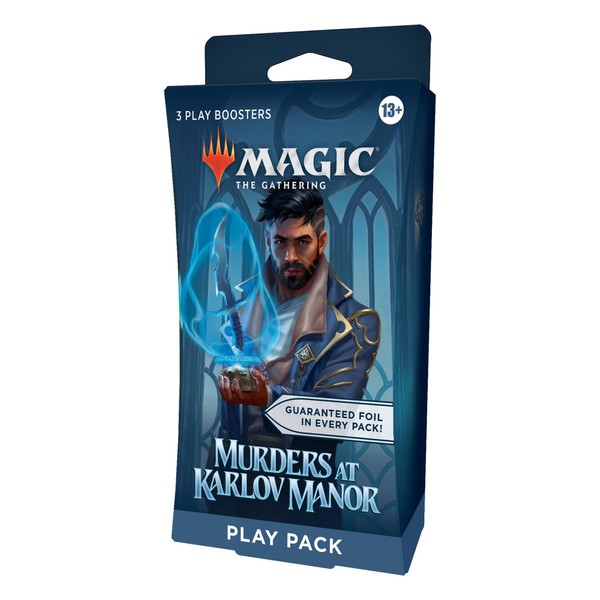 Magic: The Gathering Murders at Karlov Manor Play Booster 3-Pack (42 Magic Cards) (English Version)