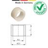 cyclingcolors 10x Bushings Bearing Bushings Spacer Sleeve Shaft Bearing Plastic