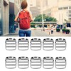 10pcs 1 Inch Metal Buckle Slider Adjustable Zinc Alloy Buckles
